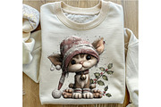Whimsical Christmas Clipart, an Illustration by OK Design (Thumbnail 5 of 6)