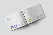 Brand Guideline Template Landscape, a Design Template by RusenoelType (Thumbnail 6 of 9)