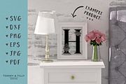 A-Z Floral Letters -Cut File Clipart, an Object Graphic by Tommy & Tilly Design (Thumbnail 7 of 7)