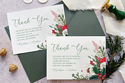 Christmas Wedding Suite, an Invitation Template by BlueRobinDesignShop (Thumbnail 5 of 5)