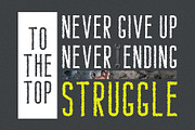 Bondie Rough, a Sans Serif Font by Craft Supply Co. (Thumbnail 5 of 8)