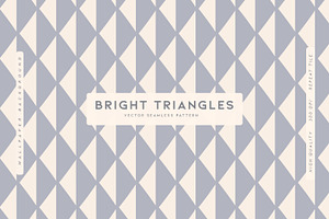 Bright Triangles, a Pattern Graphic by MalyskaStudio