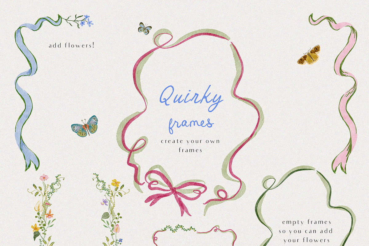 Hand-drawn quirky whimsy flowers, a Decorative Illustration by Grace Noboa Illustrations (Photo 7 of 12)