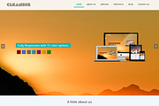 CleanBiz – Bootstrap One Page, a Bootstrap Template by Sunflower Theme (Thumbnail 3 of 5)