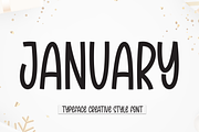 January | Script Font, a Script Font by Scratchones (Thumbnail 1 of 8)