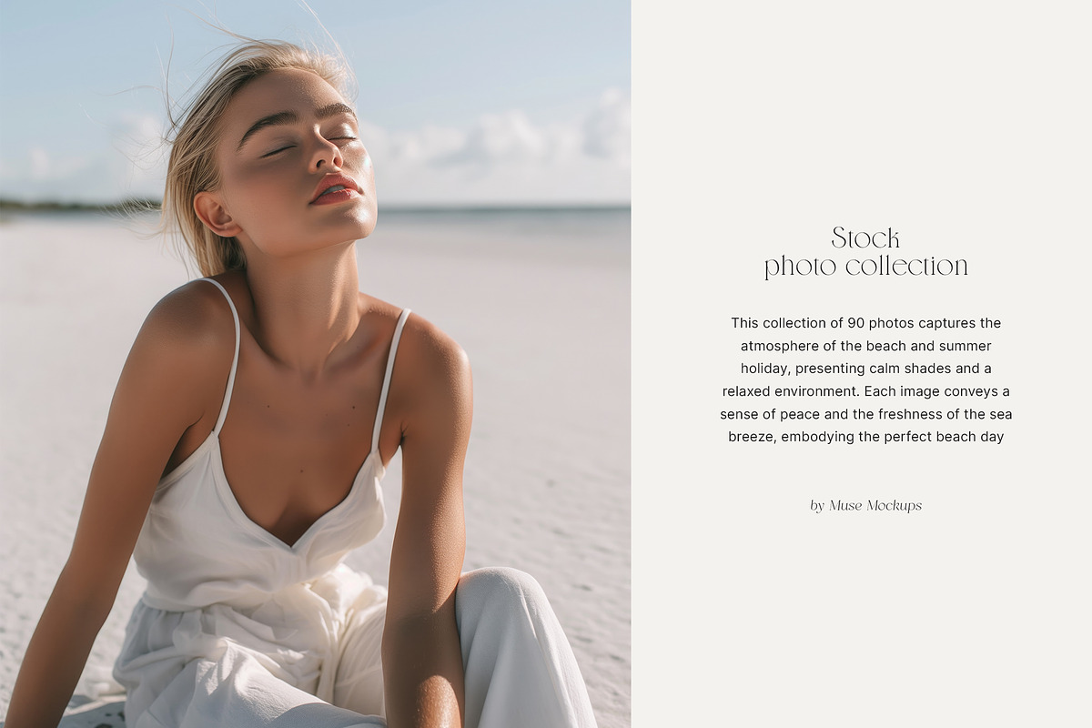 CALMNESS ~ 90 Summer Stock Photos, a Beauty & Fashion Photo by Muse Mockups (Photo 6 of 12)