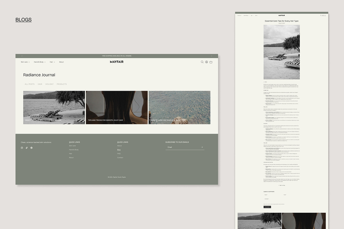 MAYFAIR | Beauty Shopify Theme preview 8