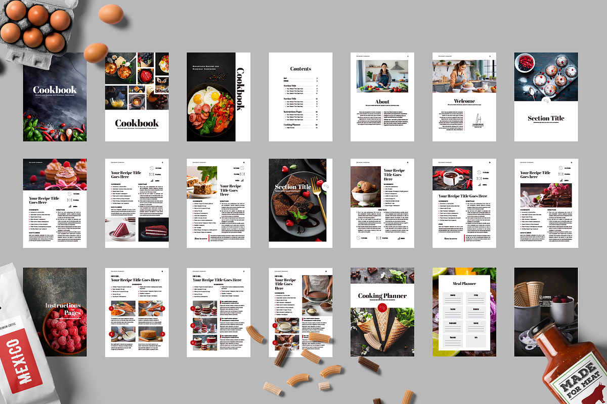 Cookbook / Recipe Book, a Brochure Template by StockInDesign (Photo 5 of 5)