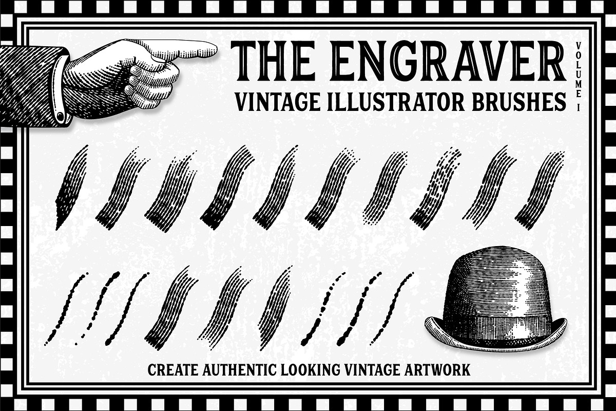 The Engraver - Vintage Brushes, a Brush Add-On by The Artifex Forge (Photo 1 of 2)