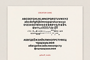 Creator Sans | Soft Minimalist Font, a Sans Serif Font by gafaroff studio (Thumbnail 4 of 7)