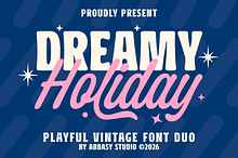 Dreamy Holiday - Font Duo