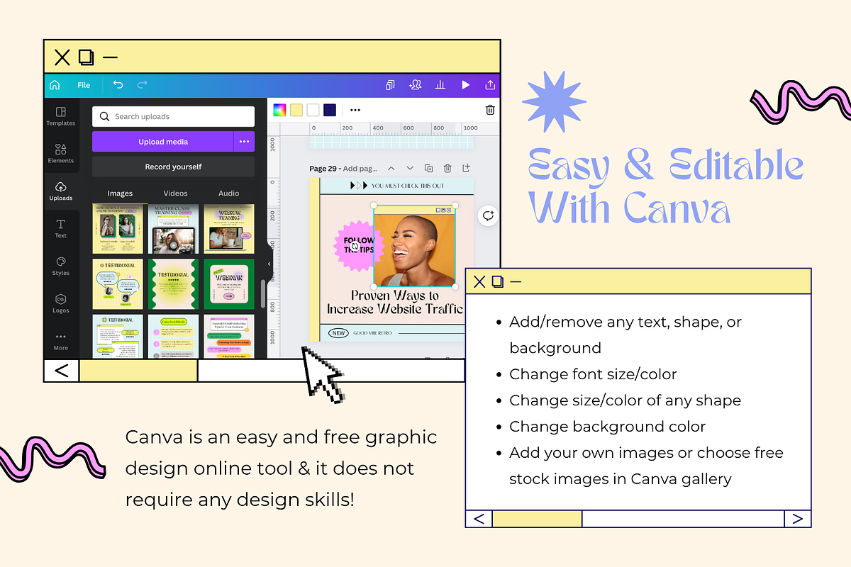 Best-Seller 2in1 Canva Insta Bundle, a Social Media Template by Guavamelo Studio (Photo 6 of 17)