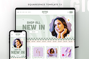 Sage Green Squarespace Template, a Squarespace Template by Template Twist Shop (Thumbnail 1 of 10)