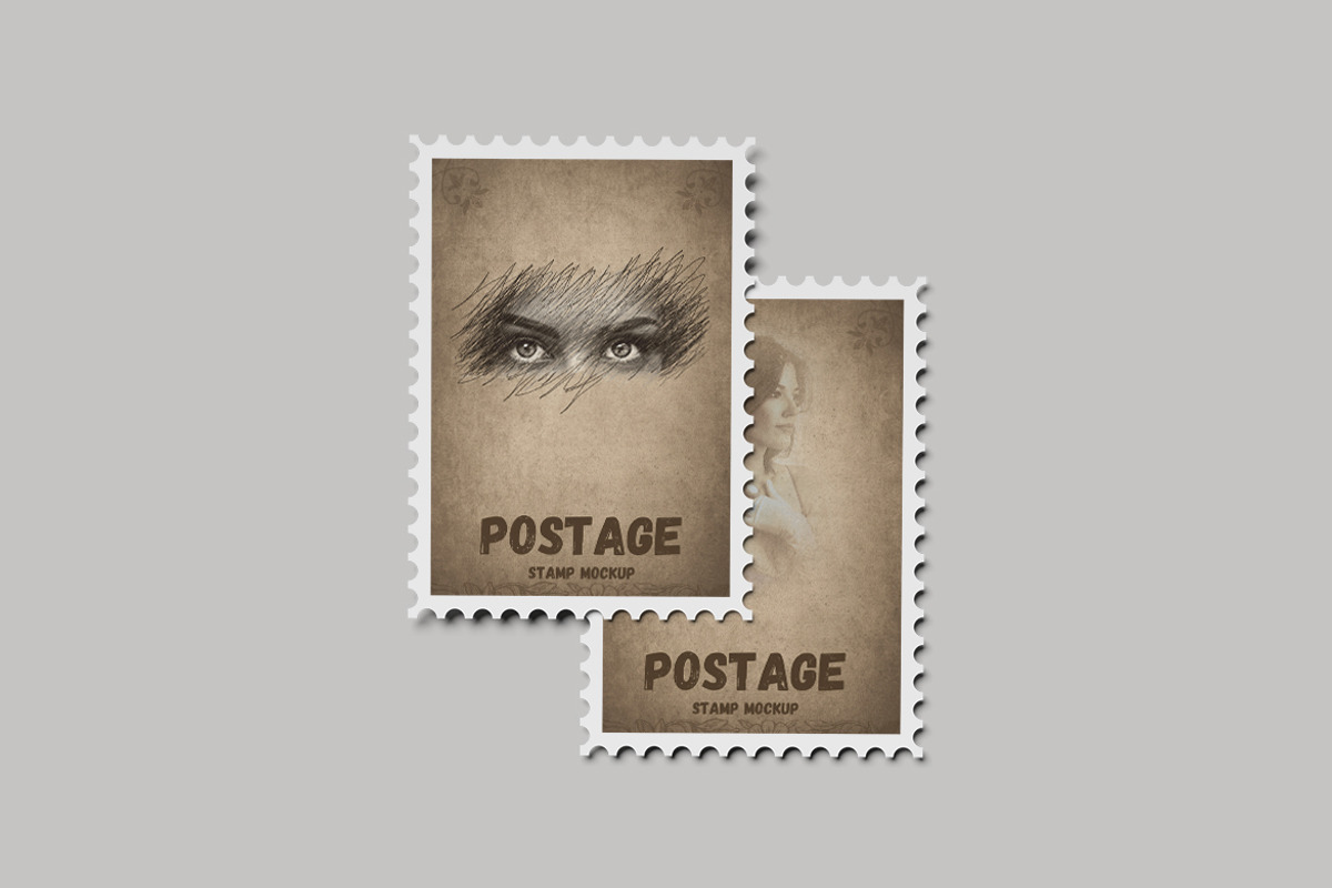 Postage Stamp Mockup, an Advertising Mockup by Creative_A23 (Photo 1 of 4)