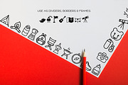 Camping Icons - Dingbat Font, a Symbol Font by WADLEN (Thumbnail 7 of 7)