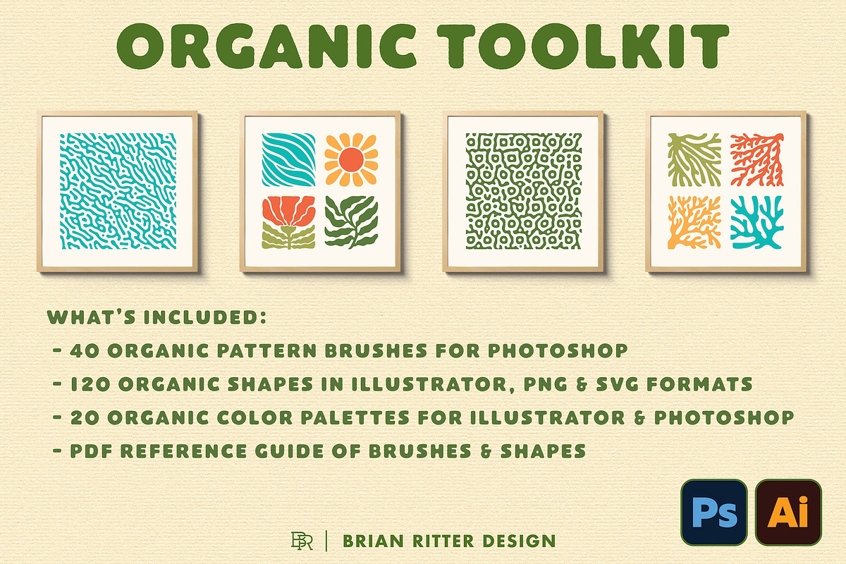 Organic Toolkit, a Brush Add-On by Brian Ritter Design (Photo 2 of 13)