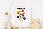 Dino – Birth Announcement Template, a Poster Template by Pia Kolle (Thumbnail 3 of 4)