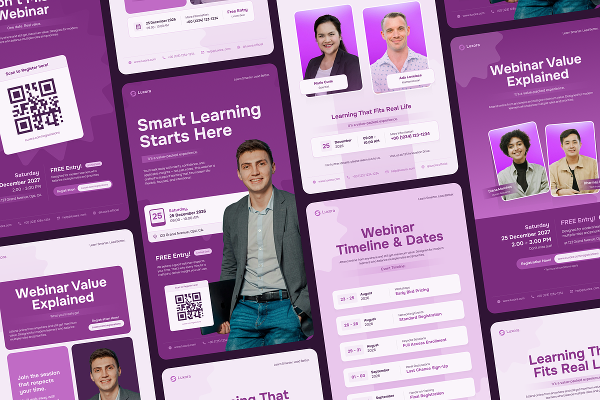 Luxora - Webinar Value Social Media, a Social Media Template by SLAB! Design (Photo 8 of 8)