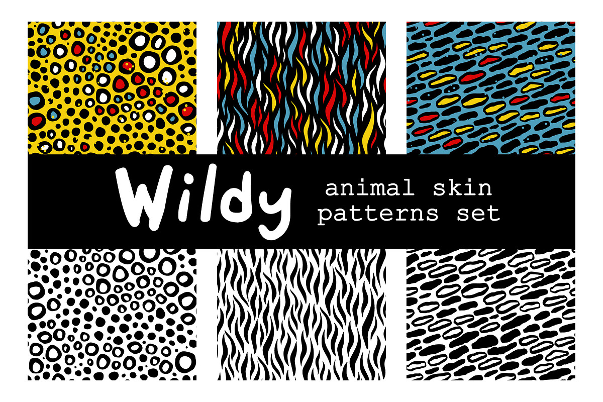 WILDY | animal skin patterns set, a Pattern Graphic by Nastya Tkachova (Photo 5 of 8)