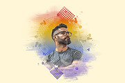 Geometric Portrait Photoshop Action, an Action Add-On by Photoshop Action (Thumbnail 7 of 11)