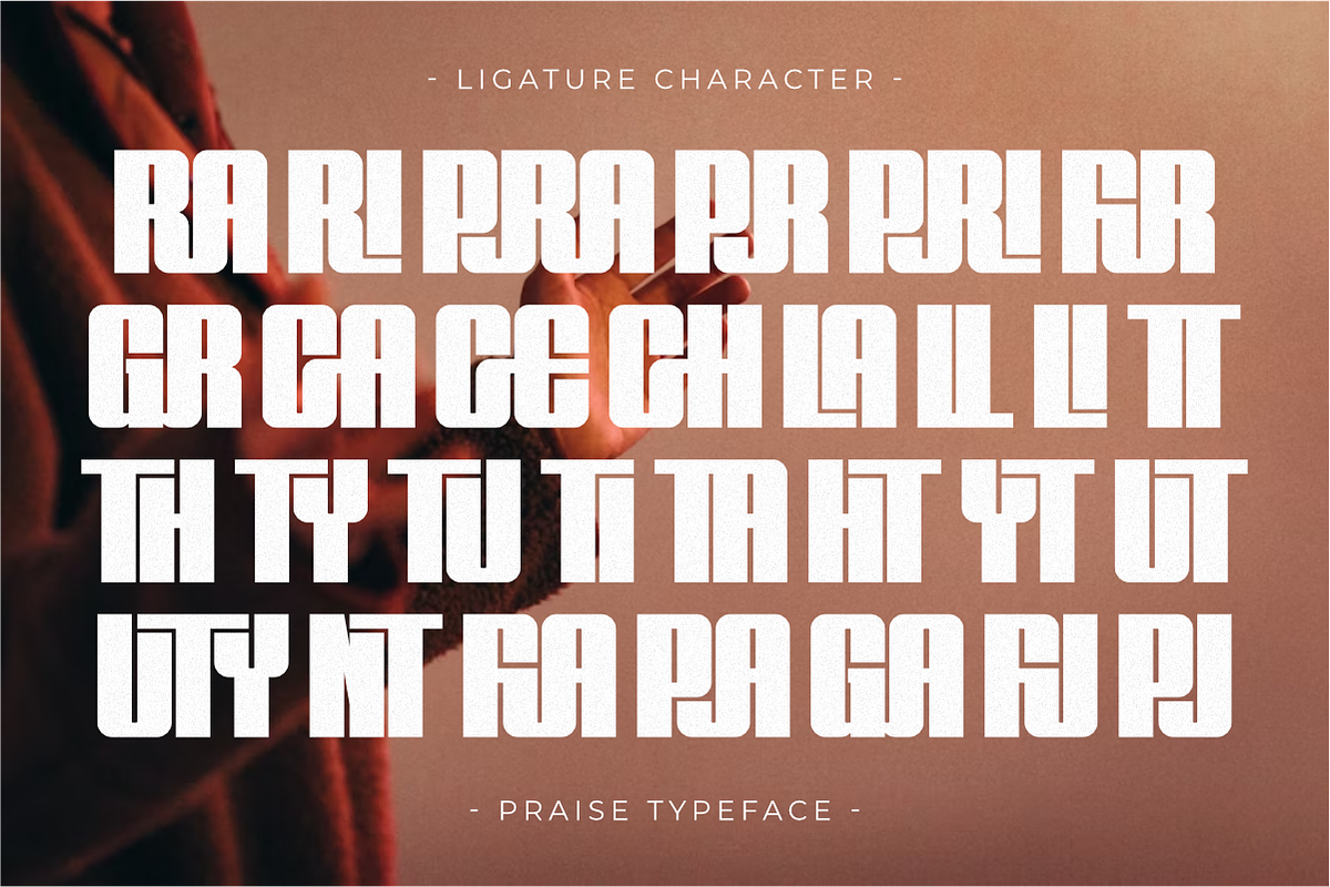 Praise - Condensed Sans Serif, a Sans Serif Font by Pian45 Studio (Photo 7 of 8)