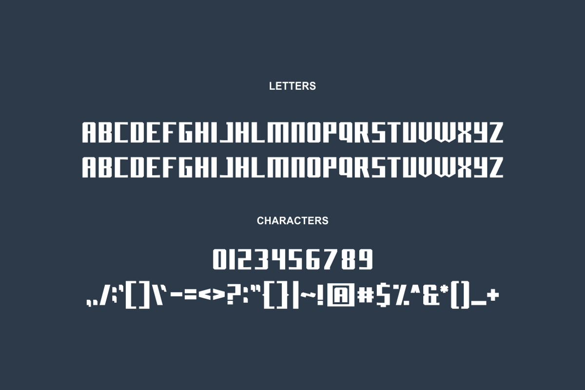 Dalhabiel - Font, a Sans Serif Font by artchiles_design (Photo 4 of 5)