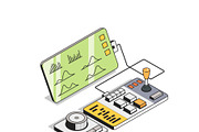 Computer workstation illustrations, a Technology Illustration by Selektor (Thumbnail 2 of 3)