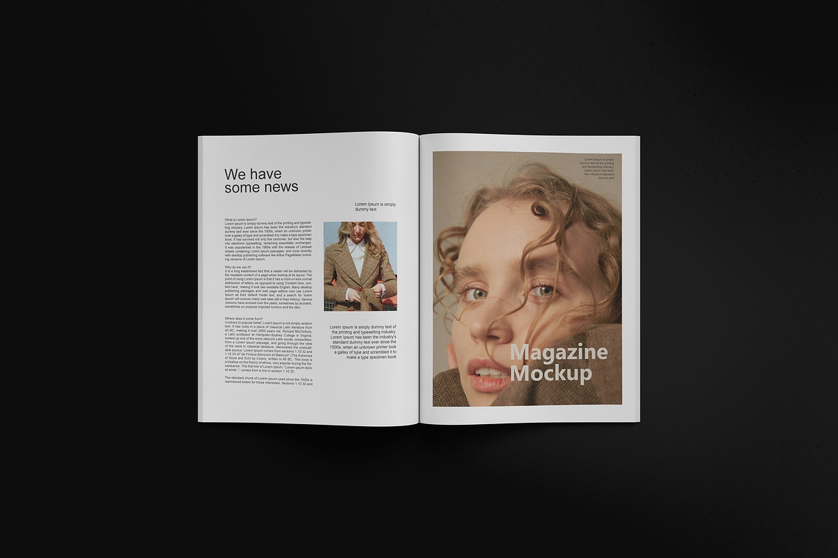 US Letter Magazine Mockups, a Books & Magazine Mockup by Tahtagraphic (Photo 4 of 11)