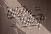 Debossed Cardboard Logo Mockup, a Mockup by Design Squad (Thumbnail 1 of 3)