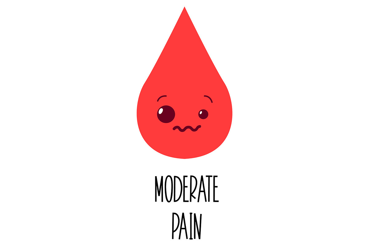 Menstrual Cycle Period Pain Scale, an Object Graphic by the_myro (Photo 3 of 6)
