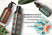 Moroccan style patterns, a Pattern Graphic by ItsDianaDesign (Thumbnail 1 of 6)