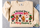 We Wish You Nothing Butts Christmas, a Seasonal Illustration by Craft Nest (Thumbnail 5 of 6)