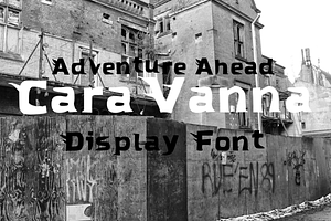 Caravanna vintage display font