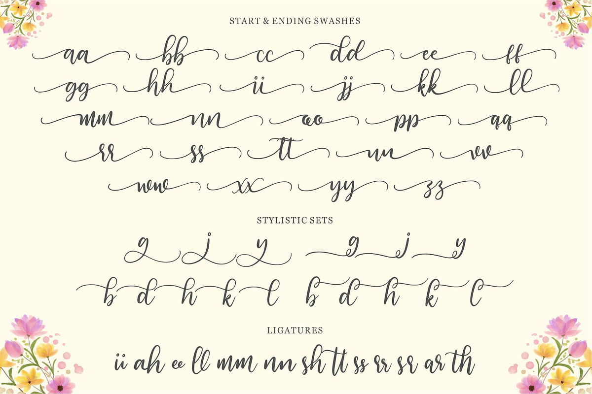Angellina - Luxury Fonts preview 7