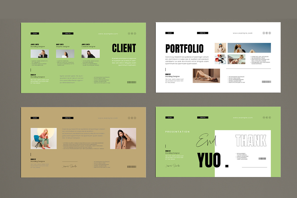 Modern Brand Portfolio Presentation, a Presentation Template by MightyDesign (Photo 5 of 8)