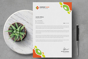 Business Letterhead Design Template, a Stationery Template by MightyDesign