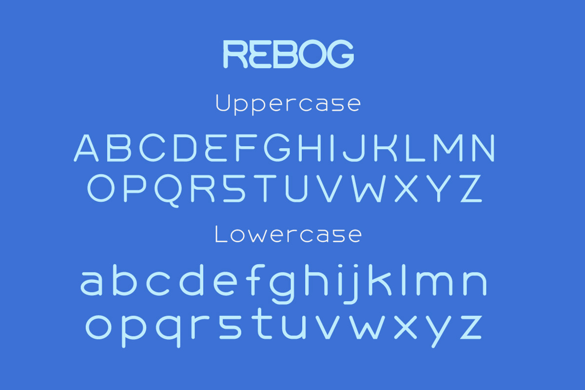 Rebog, a Sans Serif Font by twinstd (Photo 9 of 11)