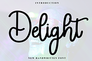 Delight, a Handwritten Font by FreshTypeINK (Thumbnail 1 of 8)
