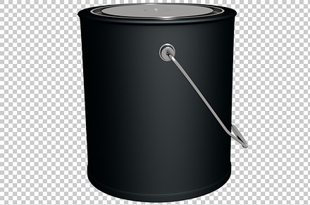 Paint Bucket - 3D Render PNG preview 2