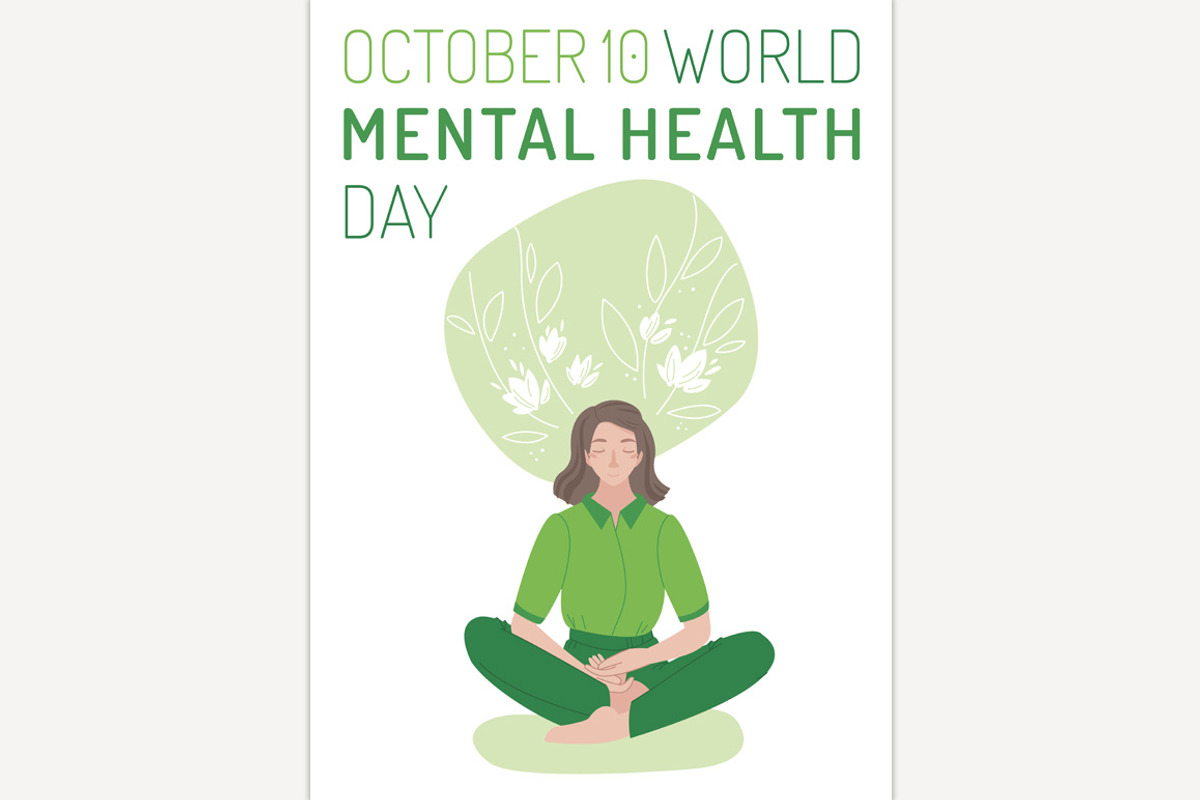 World mental health day. Internation, a Healthcare Illustration by Anna's Shop