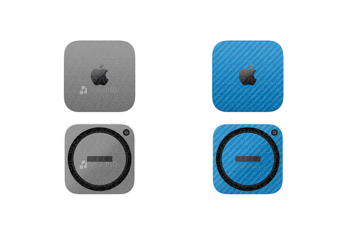 Mac Mini M4 (2024) Vinyl Skin Mockup, a Product Mockup by VecRas (Photo 2 of 3)