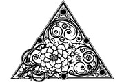 Decorative Celtic Triangle Floral, an Object Graphic by Creativeshirt (Thumbnail 3 of 18)