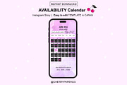 Instagram Story Calendar - APRIL, a Social Media Template by Cherry Paper Co (Thumbnail 2 of 2)
