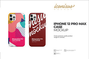iPhone 12 Pro Max Case Mockup Temp.