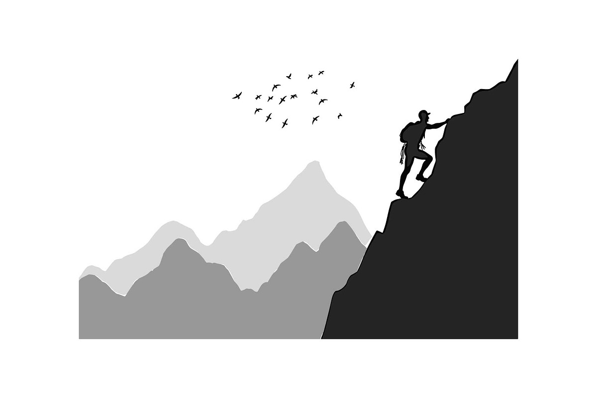 Adventure Hiking Silhouette Bundle, an Object Graphic by Designs_River (Photo 10 of 16)