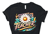 Cute Teacher Daisy Flower PNG, an Object Graphic by Star Graphic Design (Thumbnail 4 of 10)