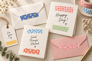 Hand Drawn Washi Tape Clipart, a Decorative Illustration by Anna Studio (Thumbnail 5 of 12)