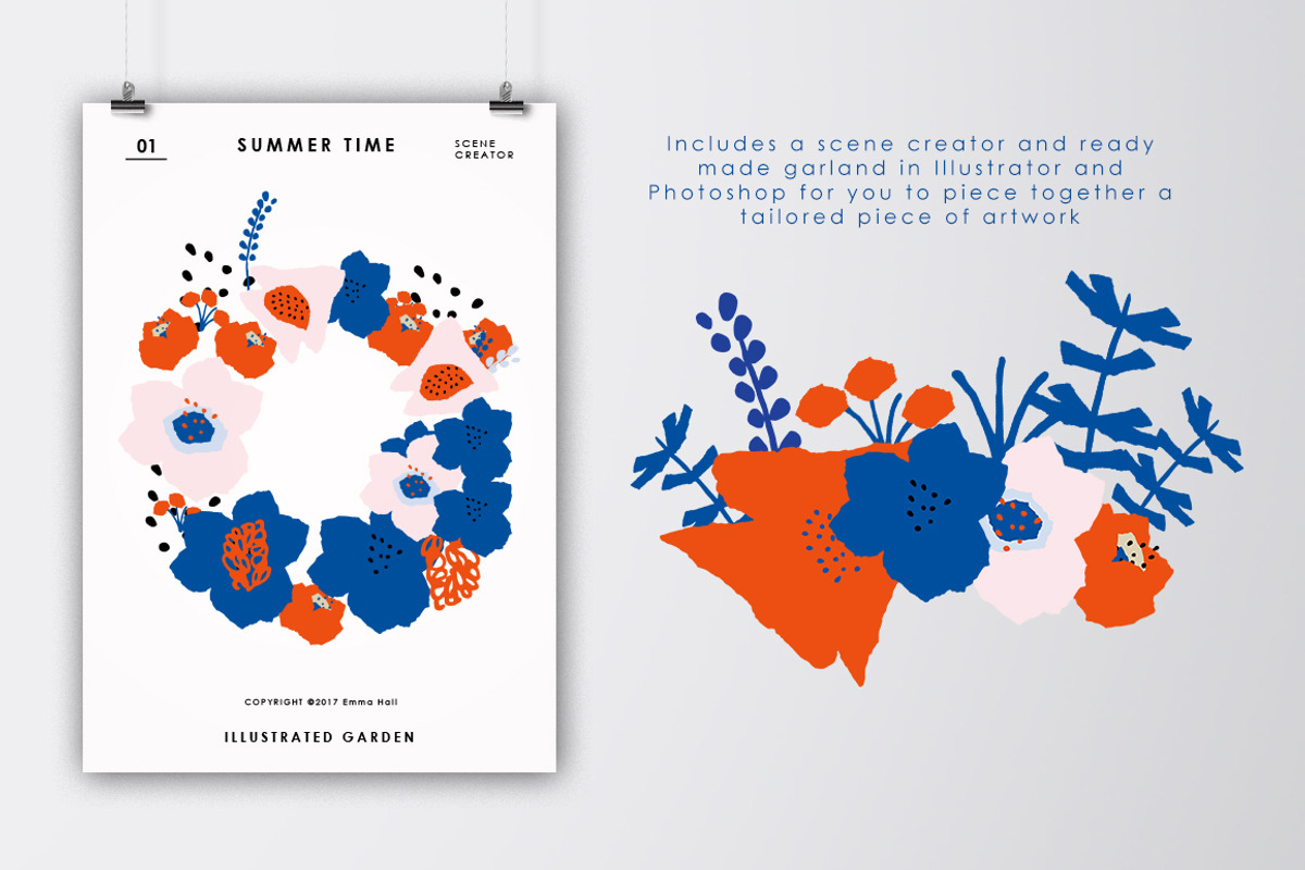 Illustrated Garden Graphics, a Pattern Graphic by Emma Make (Photo 6 of 12)