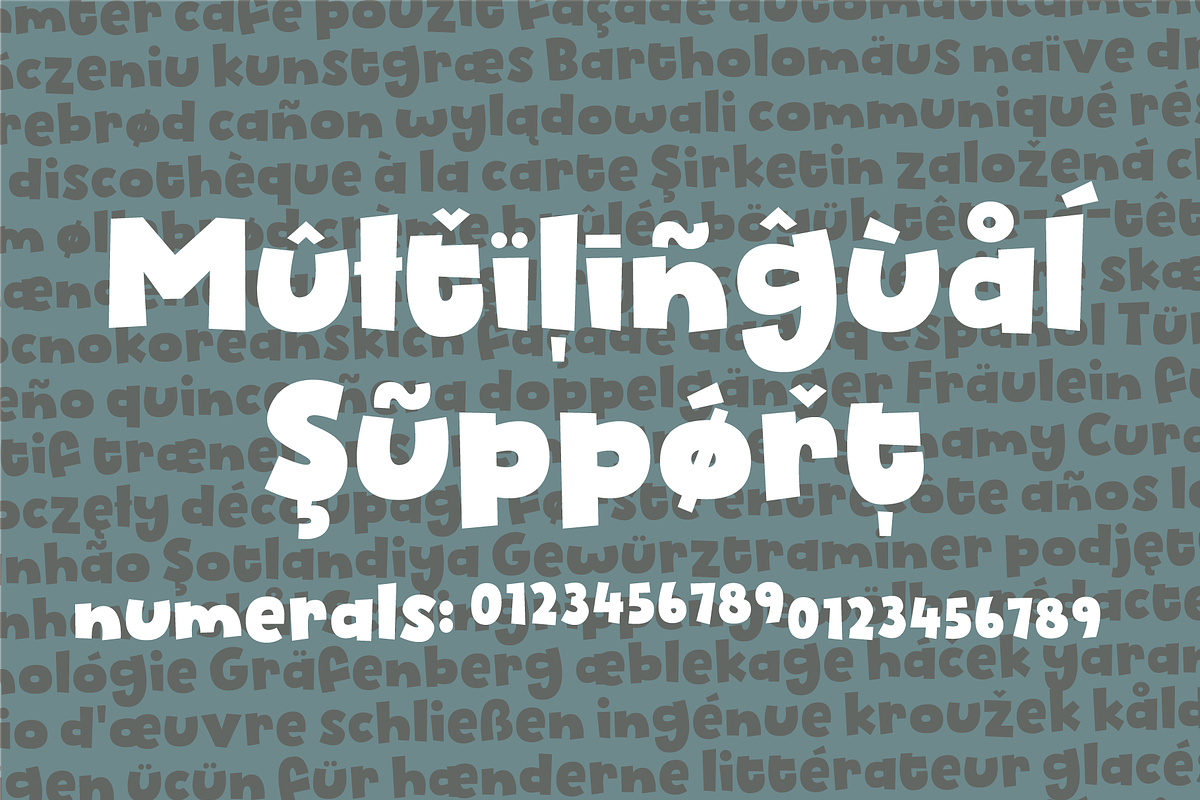 Biskuit Kids - tasty and chewy!, a Font by pizzadudedotdk (Photo 5 of 5)