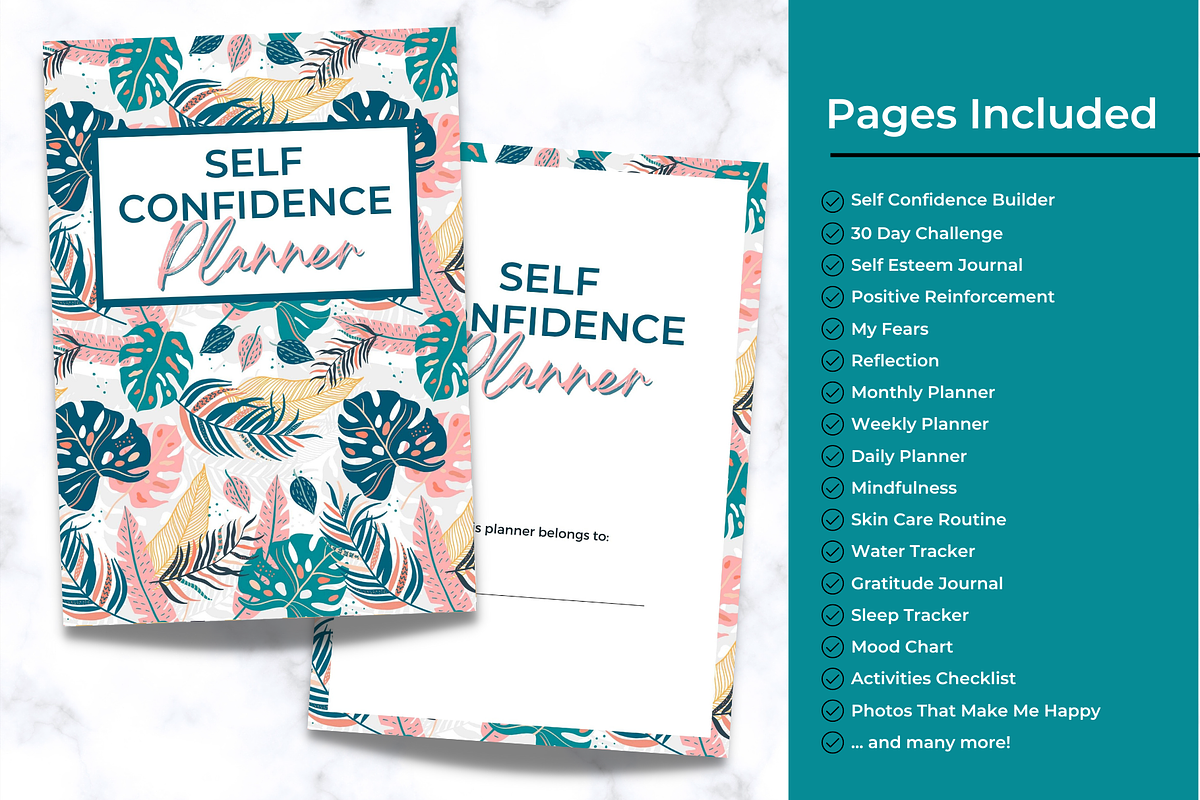 Self Confidence Planner - Printable